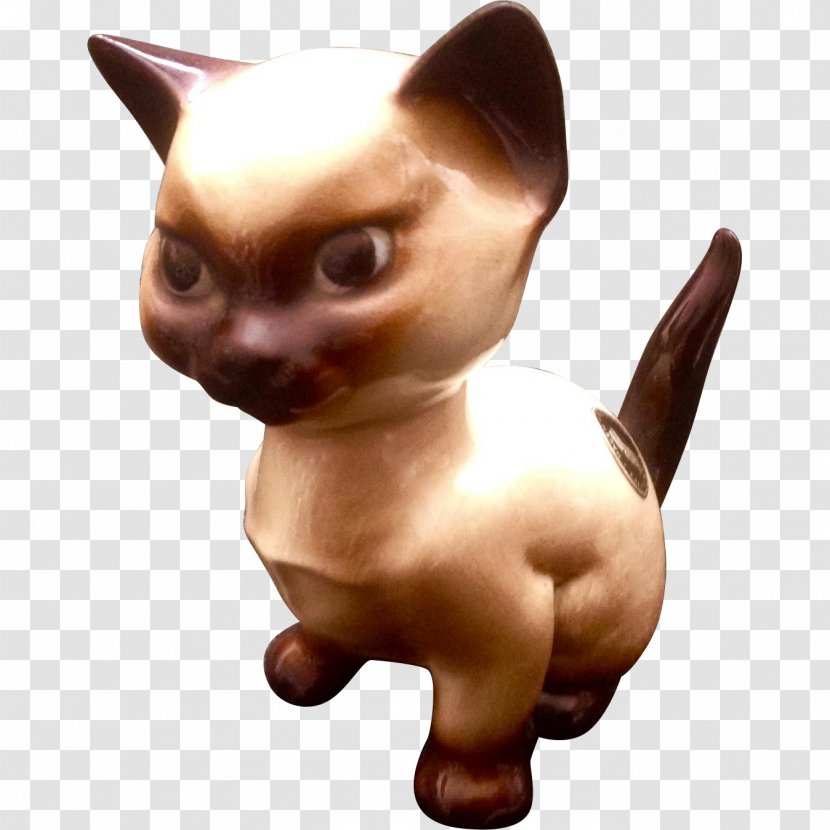 Siamese Cat Kitten Figurine Hagen-Renaker Horse Transparent PNG
