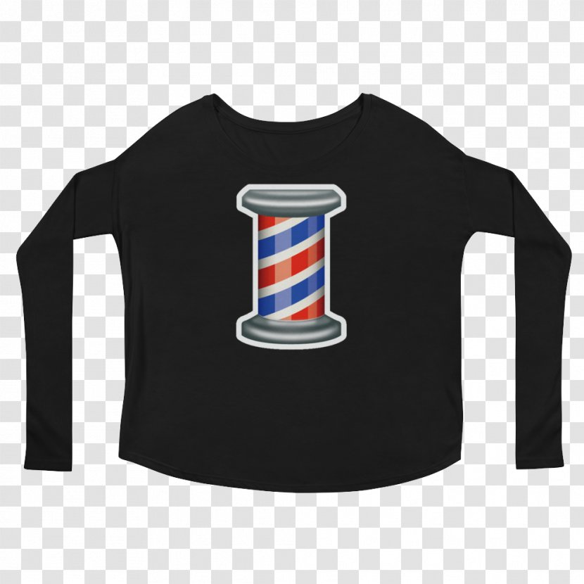 Long-sleeved T-shirt Hoodie Clothing - Bluza - Barber Pole Transparent PNG