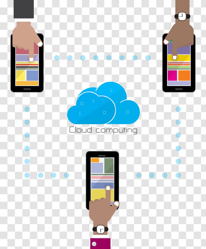 Cloud Computing Storage Internet Clip Art - Technology - Vector Diagram Transparent PNG