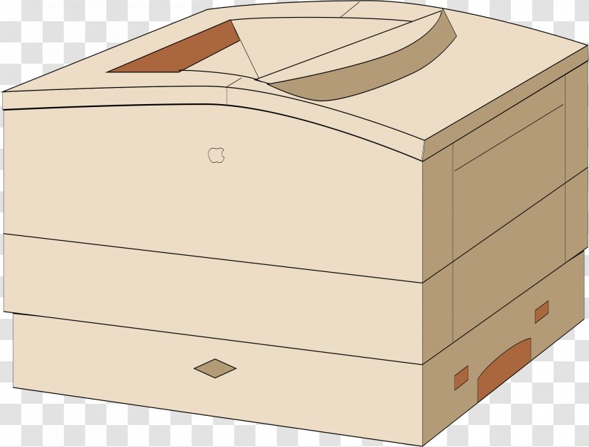 Box Drawer Angle Wood - Product - Yellow Printer Transparent PNG