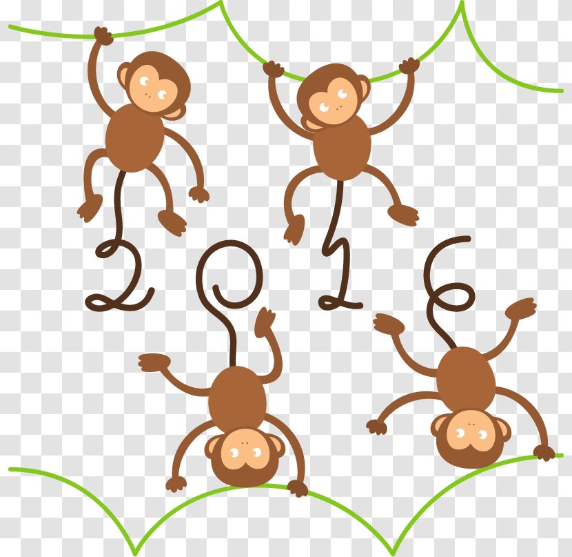 Monkey Download Clip Art - Insect - Zodiac Vector Transparent PNG