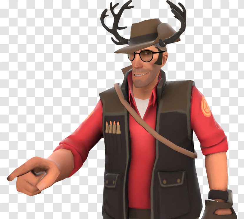 Team Fortress 2 Antler Reindeer Horn - Deer Transparent PNG
