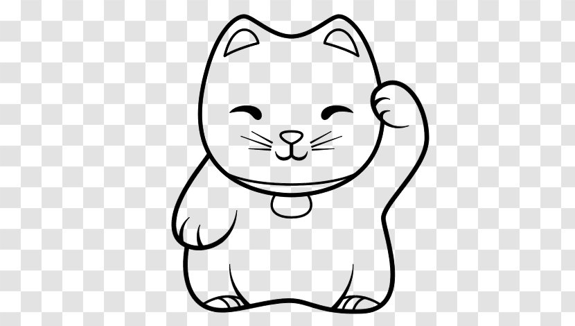 Cat Maneki-neko Drawing Luck - Tree Transparent PNG