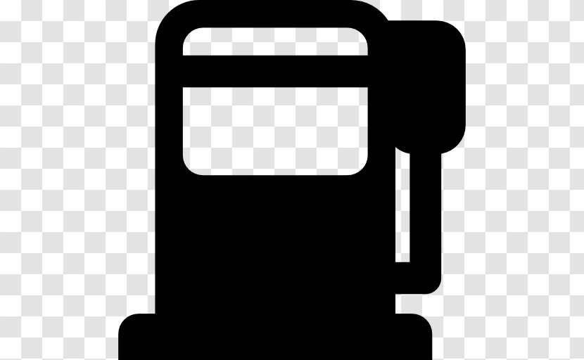 Filling Station Gasoline Senyal Fuel Dispenser - Black And White Transparent PNG