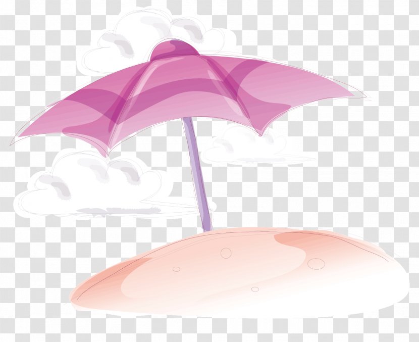 A Pink Umbrella - Diagram Transparent PNG