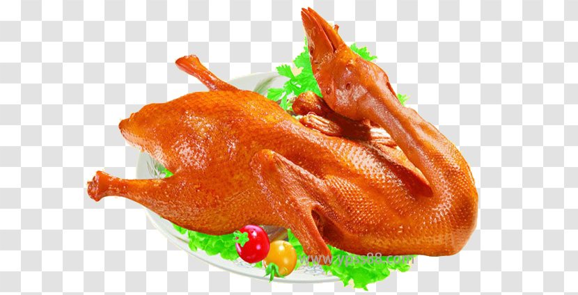 Peking Duck Quanjude Red Cooking Barbecue Chicken - Hendl Transparent PNG