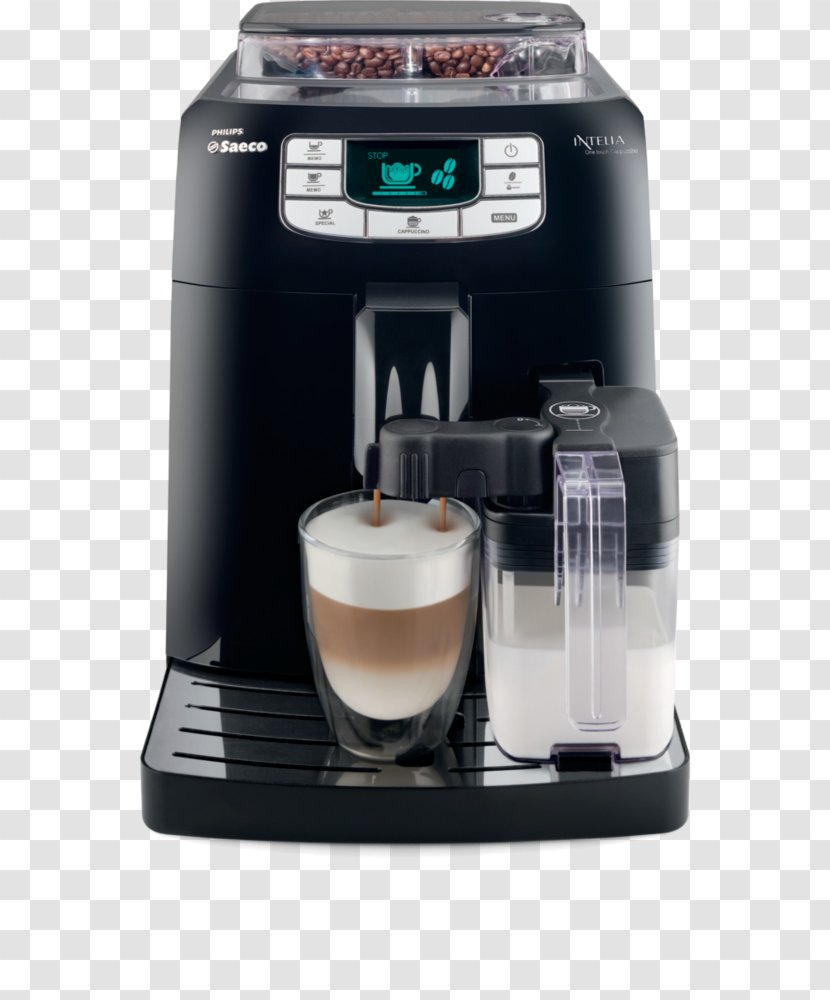 Espresso Machines Coffee Cappuccino Saeco - Home Appliance Transparent PNG