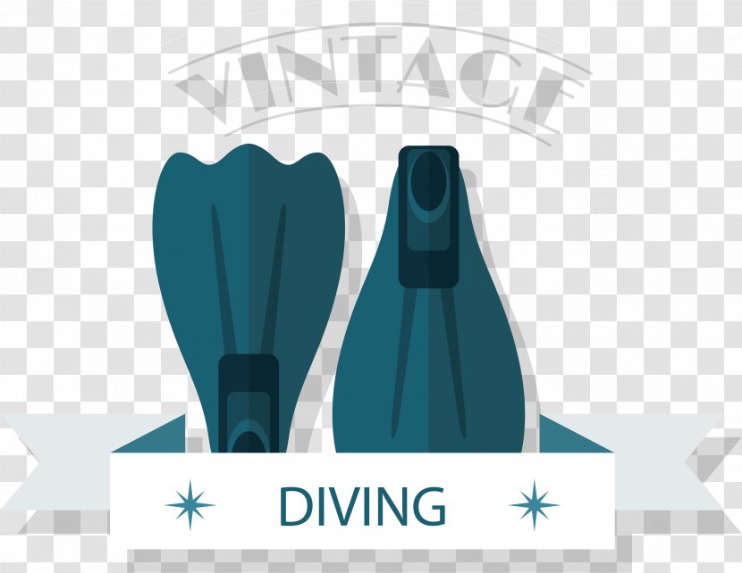 Diving Equipment Underwater Free-diving Swimming - Logo - Vector Diagram Transparent PNG