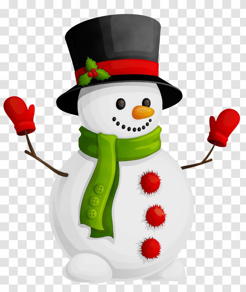 Snowman Cartoon - Fictional Character Transparent PNG