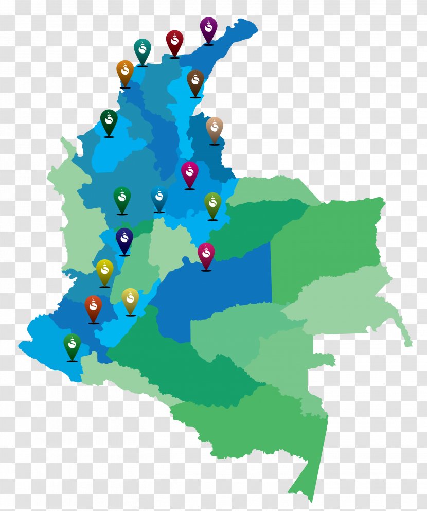 Bogotá Map Flag Of Colombia Geography - Royaltyfree Transparent PNG