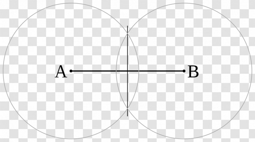 Circle Point Erdibitzaile Perpendicular Line Segment - Diagram Transparent PNG