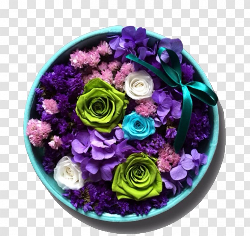 Floral Design Purple - Flower - Flowers Decorative Gift Box Transparent PNG