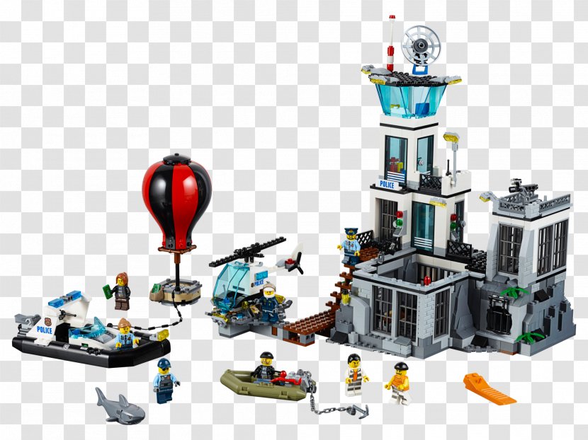 LEGO 60130 City Prison Island 60127 Starter Set - Police Lock - Toy Transparent PNG