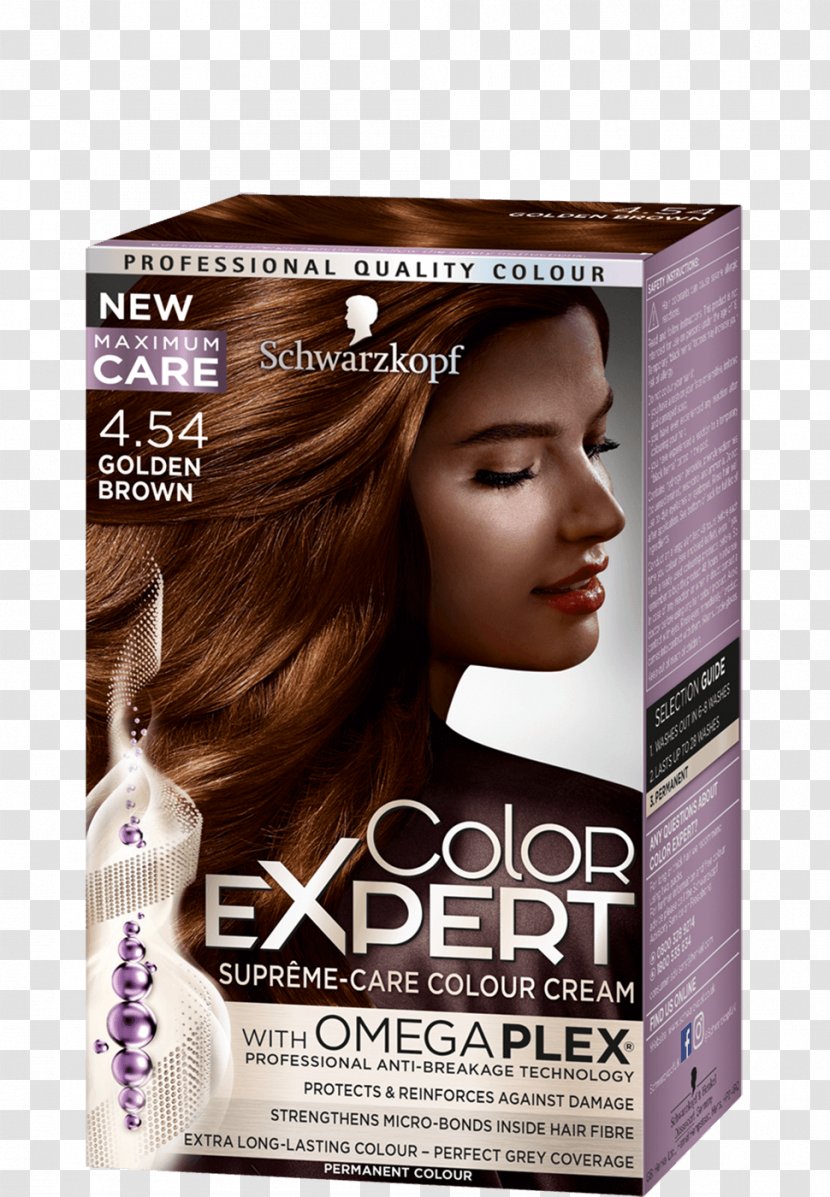 Hair Coloring Brown Schwarzkopf Color Expert Omegaplex Permanent Dye Capelli Transparent PNG