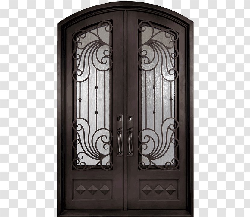 Window Door Wrought Iron House Gate - Heart Transparent PNG