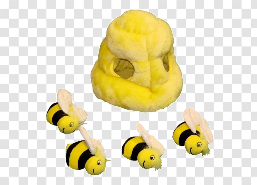 Dog Toys Stuffed Animals & Cuddly Hide A Bee - Yellow - LARGENatural Hives Transparent PNG
