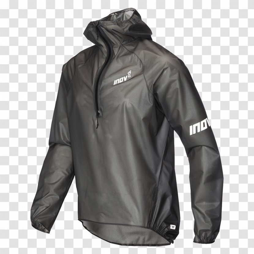 Inov-8 T-shirt Jacket Clothing Hood - Pocket Transparent PNG