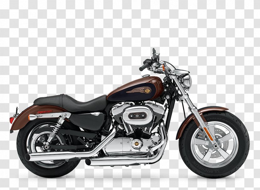 Harley-Davidson Sportster Custom Motorcycle Softail - Automotive Exterior Transparent PNG