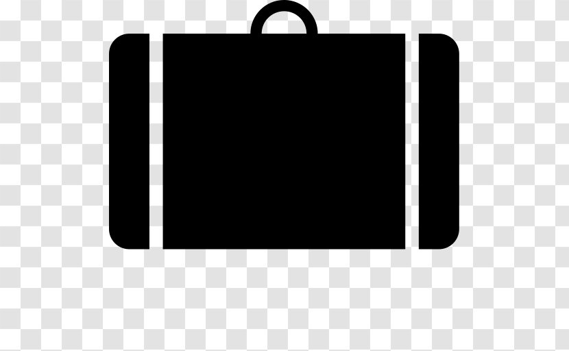 Briefcase - Rectangle - Black Transparent PNG