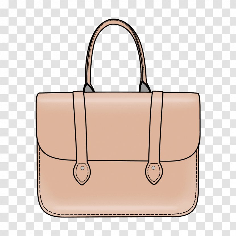 Handbag Leather Satchel Briefcase - Brown - Bag Transparent PNG