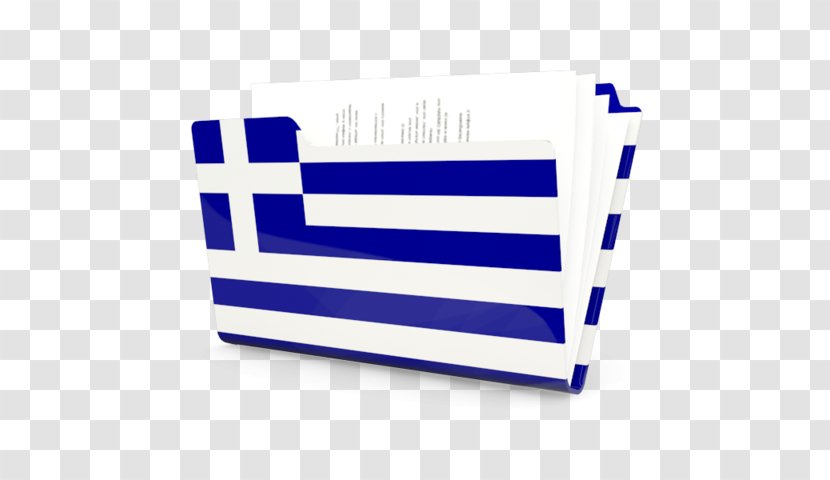 Flag Of Greece Translation Greek - Electric Blue Transparent PNG