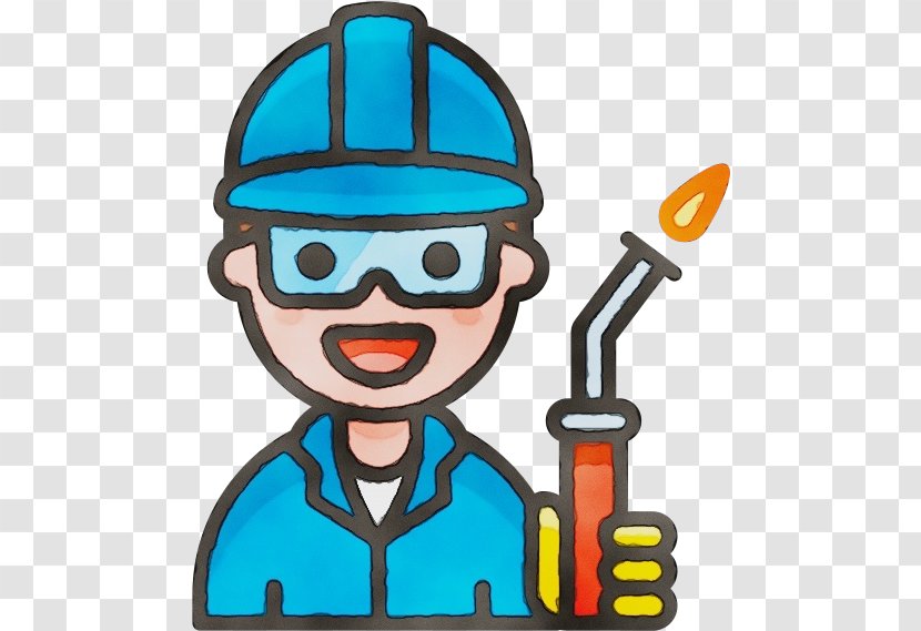 Clip Art Cartoon Construction Worker - Paint Transparent PNG