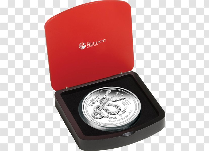Perth Mint Proof Coinage Lunar Series Silver - Year Of The Snake Transparent PNG