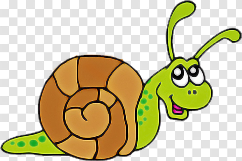 Cartoon Insect Snails And Slugs Leaf Animal Figure Transparent PNG