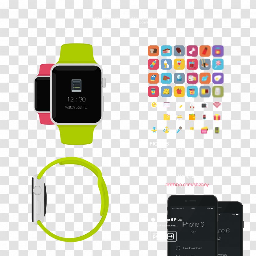 Apple Watch User Interface Icon - Strap - IphoneplusUI Transparent PNG