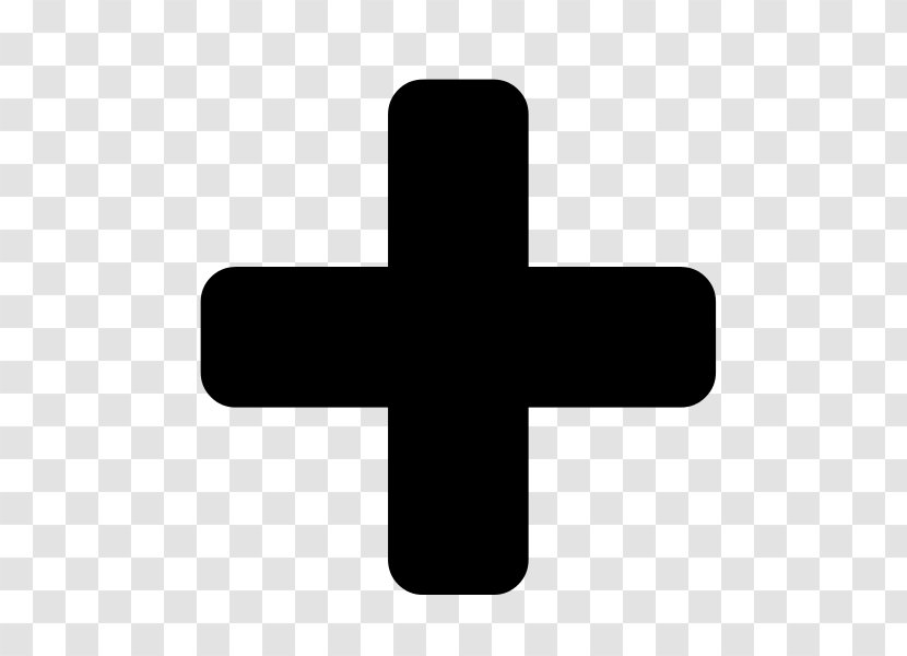 Plus And Minus Signs Symbol - Cross - Cross-shaped Transparent PNG