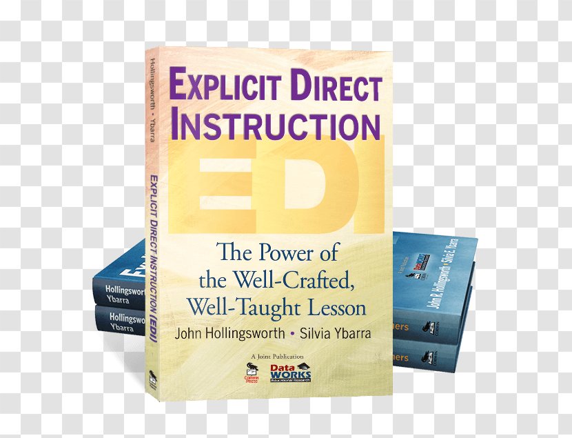 Explicit Direct Instruction (EDI) For English Learners Education Teacher - Lesson Plan Transparent PNG