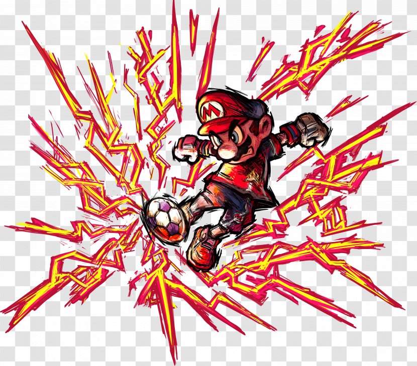 Super Mario Strikers Luigi Charged Bowser - Tree - STRIKE Transparent PNG