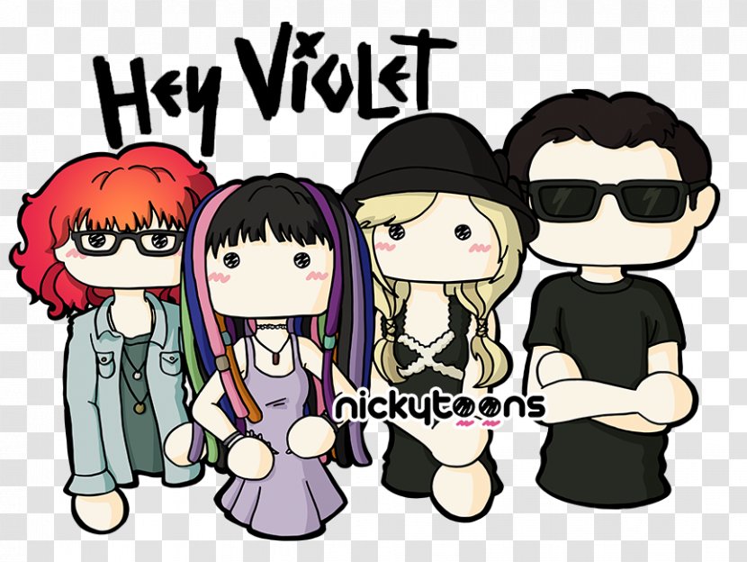 Drawing Fan Art Hey Violet - Heart - Silhouette Transparent PNG
