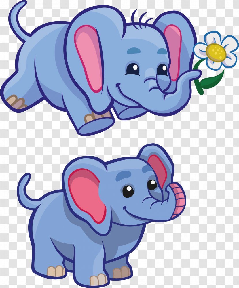 Horton Elephant Cartoon Clip Art - Frame - Happy Vector Transparent PNG