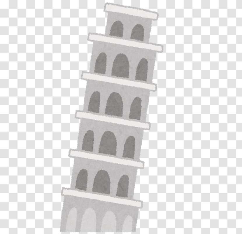 Leaning Tower Of Pisa いらすとや Florence - Tree Transparent PNG