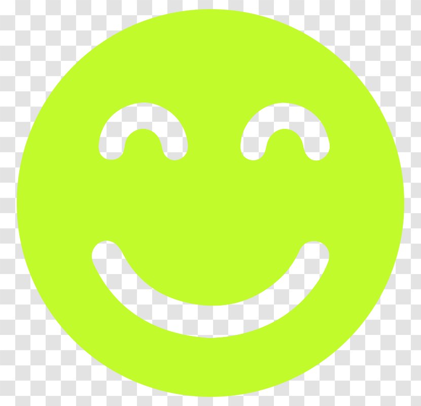 Smiley Circle Text Messaging Font - Green Transparent PNG