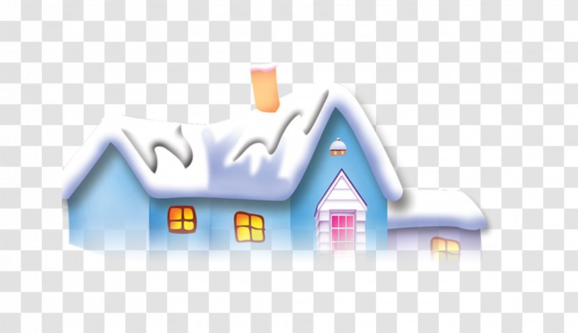 Pine Winter Snow House - Drawing - White Transparent PNG