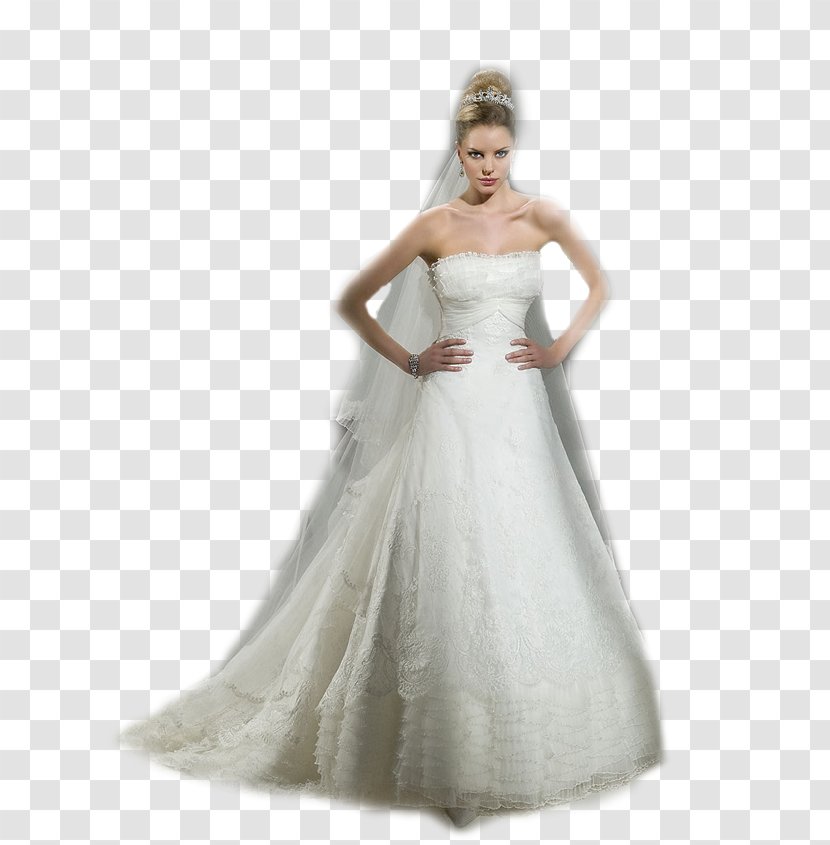 Wedding Dress Clip Art Image Computer Graphics - Watercolor - Bride Transparent PNG