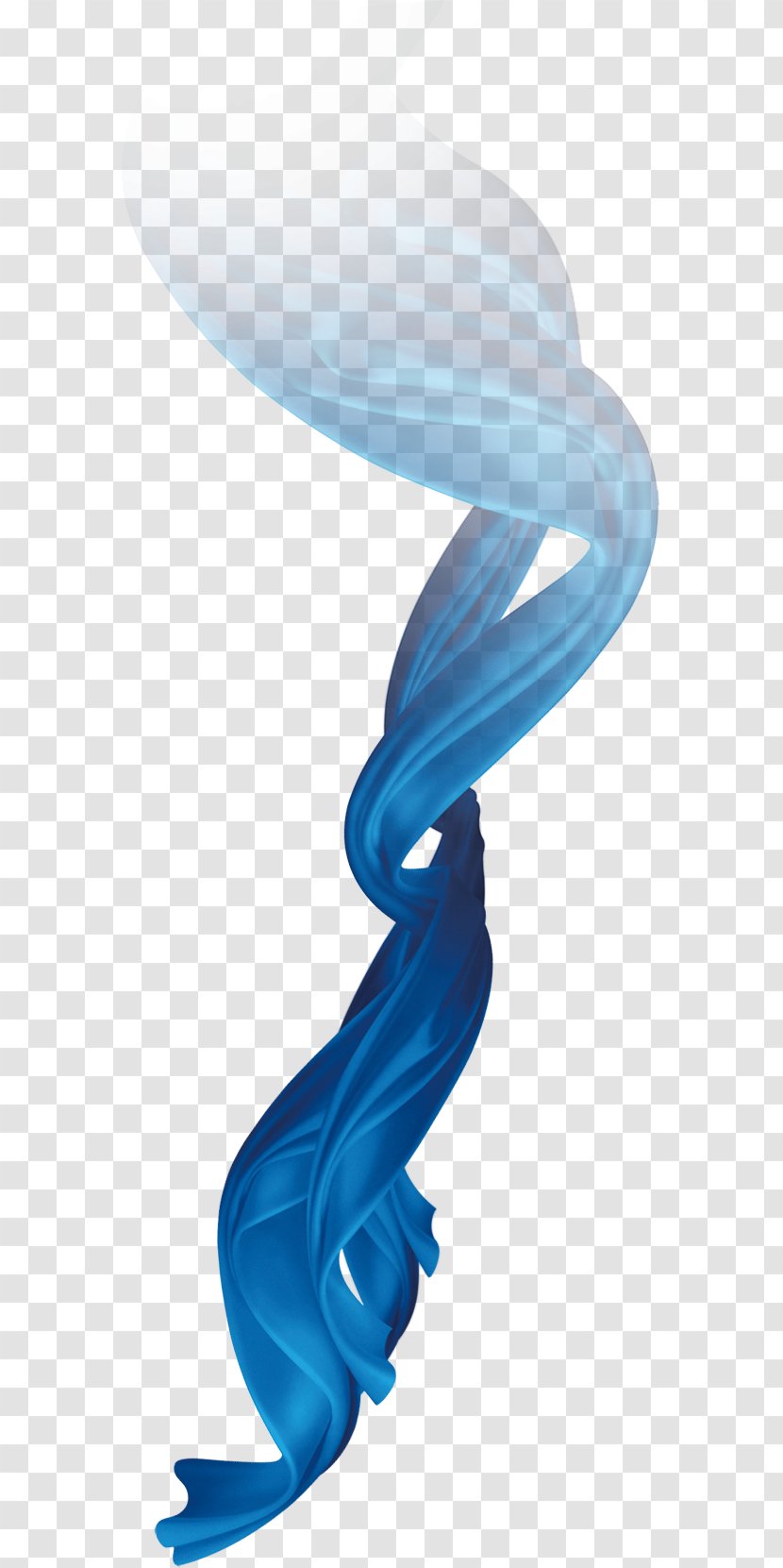 Blue Ribbon Silk Transparent PNG