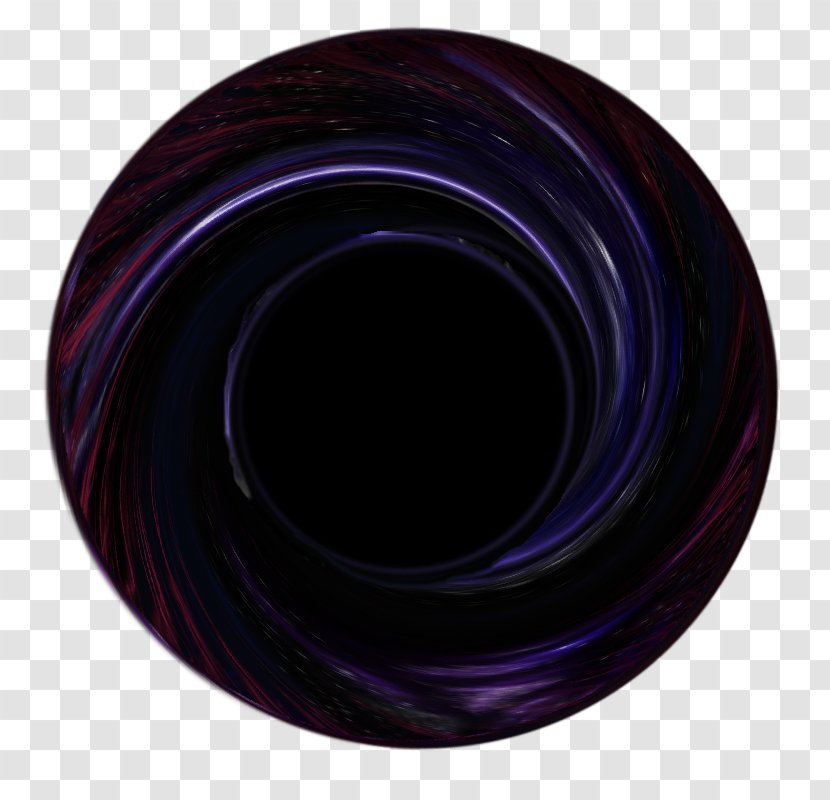 Purple Violet Cobalt Blue Circle - Black Hole Transparent PNG