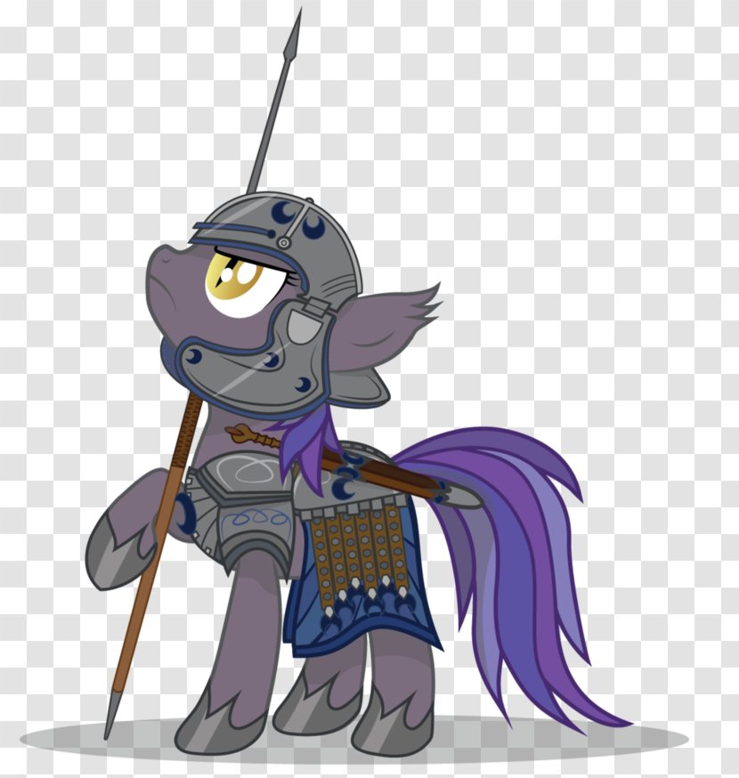 Horse Cartoon Knight Legendary Creature - Purple Transparent PNG