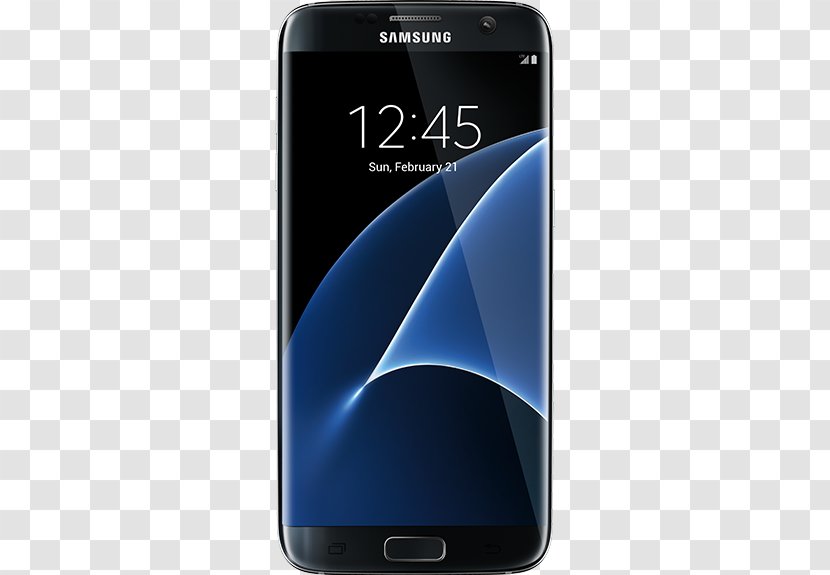 Samsung GALAXY S7 Edge 32 Gb Android Smartphone - Cellular Network - Silver Transparent PNG