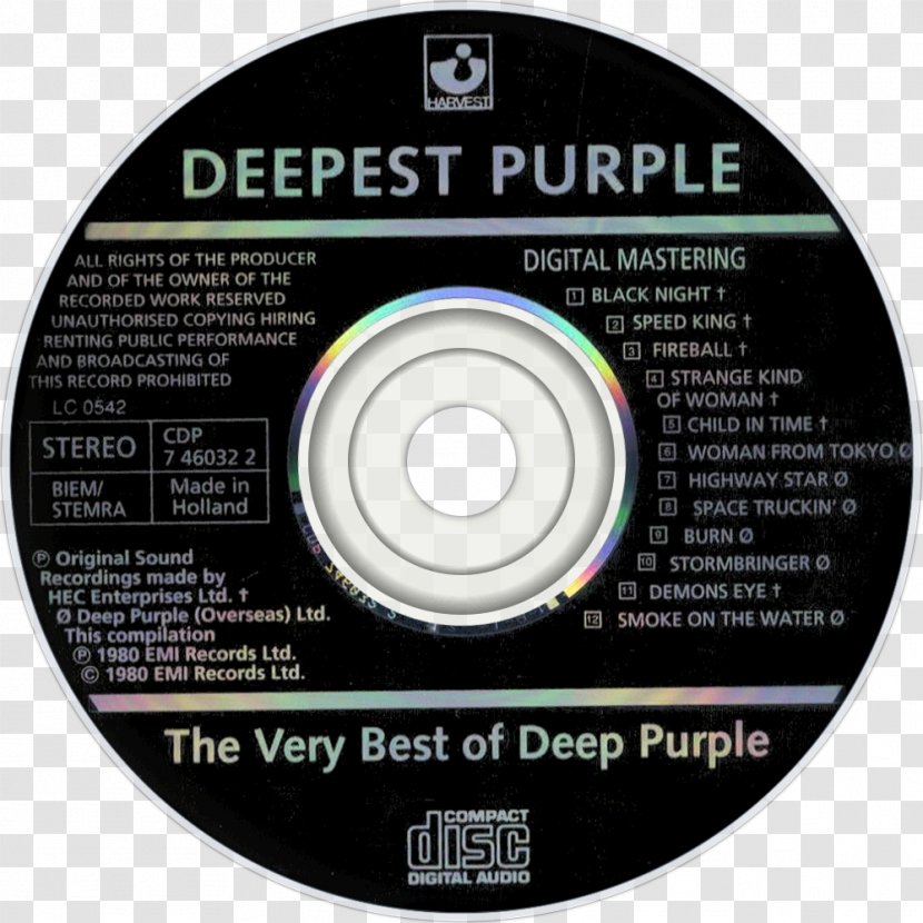 Deepest Purple: The Very Best Of Deep Purple Concerto For Group And Orchestra Compact Disc Album - Flower - Tree Transparent PNG