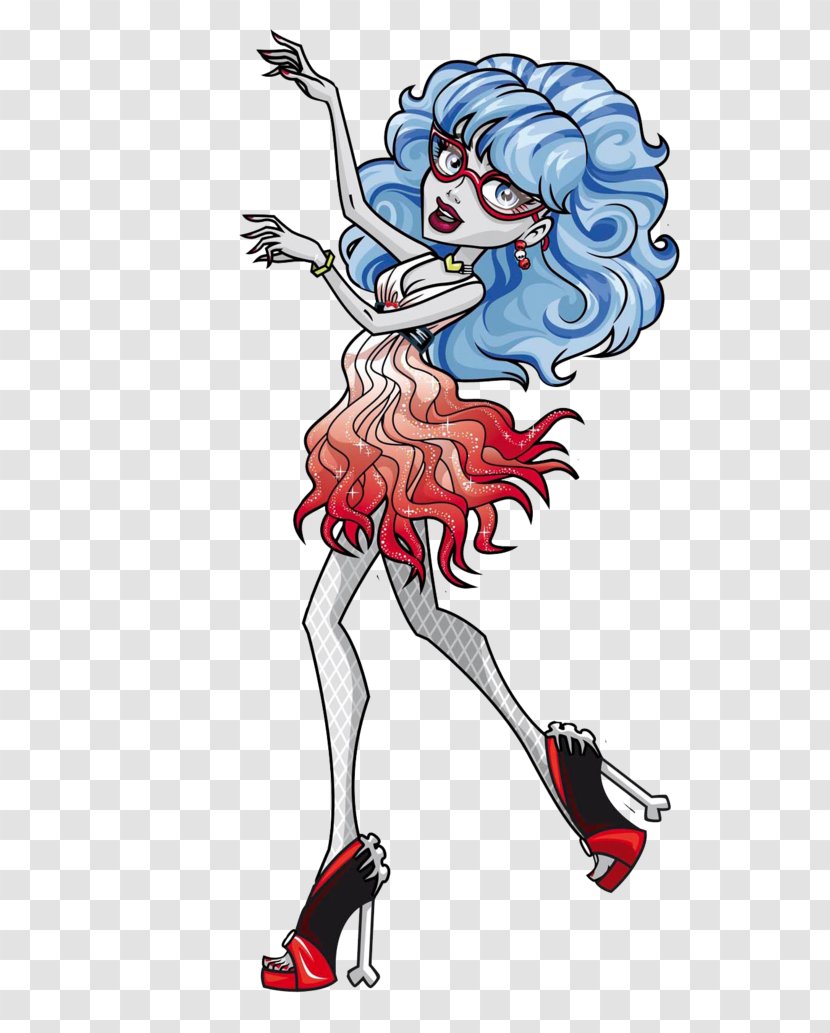 Monster High Ghoulia Yelps Lagoona Blue Frankie Stein - Silhouette - Ghoul Transparent PNG