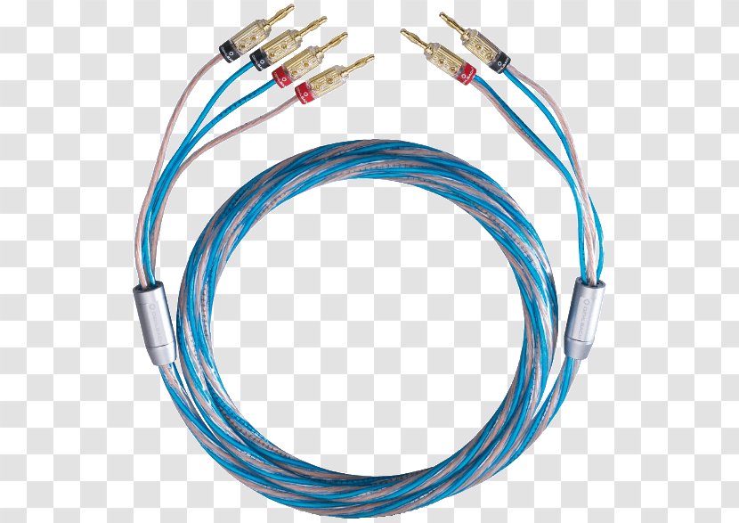 Bi-wiring Speaker Wire Loudspeaker Electrical Cable Kabelschuh - Category 5 - Biwiring Transparent PNG