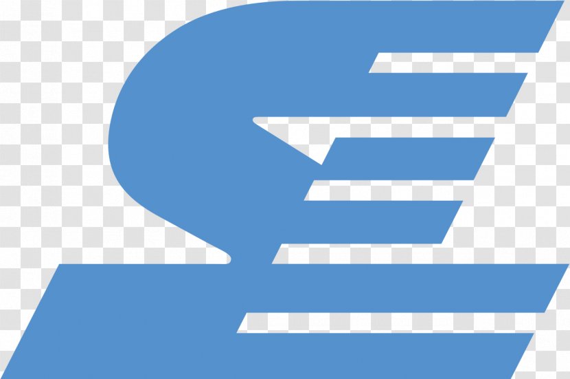 Logo Brand Font - Blue - Line Transparent PNG