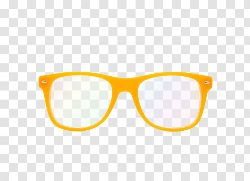 Aviator Sunglasses Eyewear Lens - Yellow - Orange Glow Transparent PNG