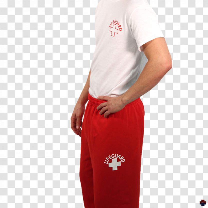 T-shirt Sweatpants Lifeguard Polyester Cotton - Frame Transparent PNG