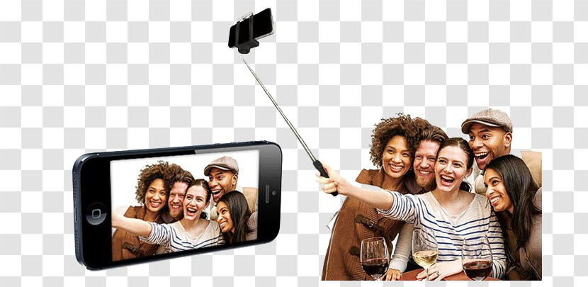 Selfie Stick Mobile Phones Camera Smartphone - Monopod Transparent PNG