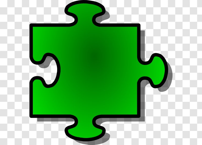 Jigsaw Puzzles Clip Art - Green - Symbol Transparent PNG